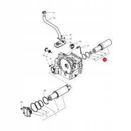 Hydraulic suction filter mf 4289988m91 original