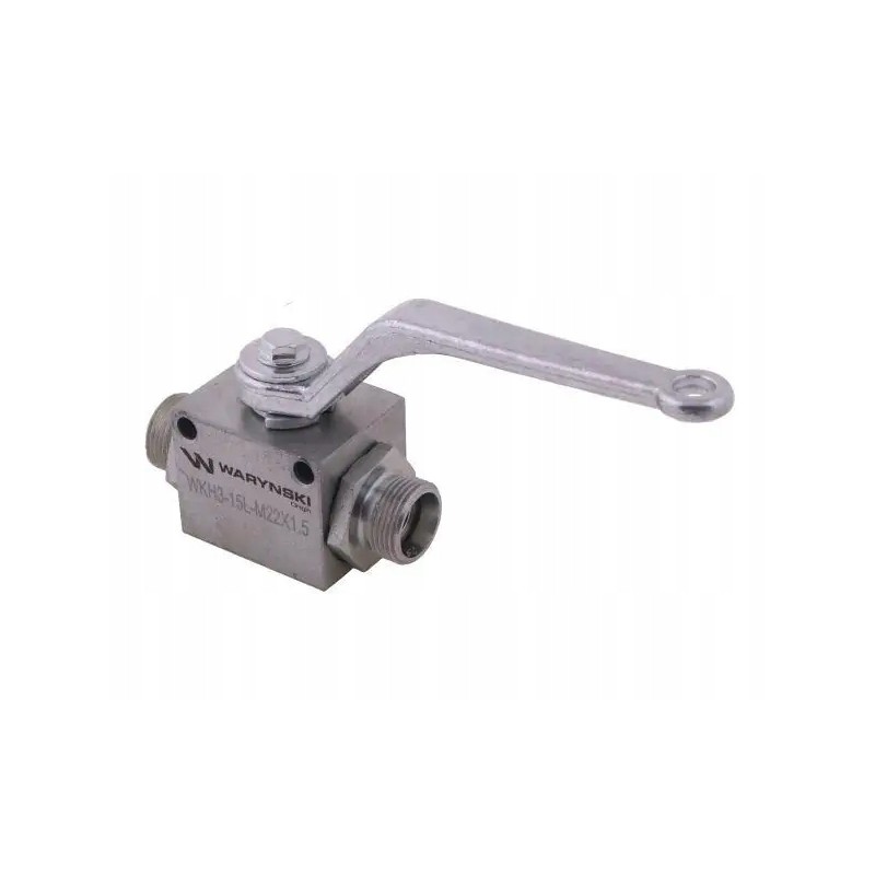 3-way hydraulic ball valve 3 2 m22x1 5 15