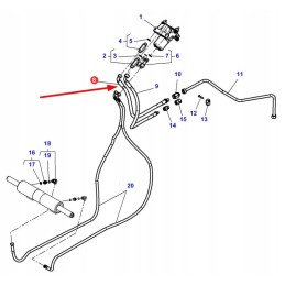 4375367m1 hydraulic hose