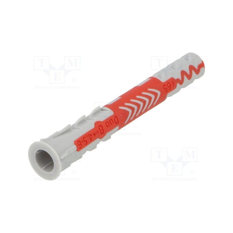 1 pcg x FISCHER - 538241 - Plastic anchor, without screw, 8x65, DUOPOWER, 50pcs, 8mm