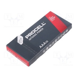 1 set x PROCELL - LR03 INDUSTRIAL INTENSE - Battery: alkaline, 1.5V, AAA, 1465mAh, non-rechargeable, 10pcs.