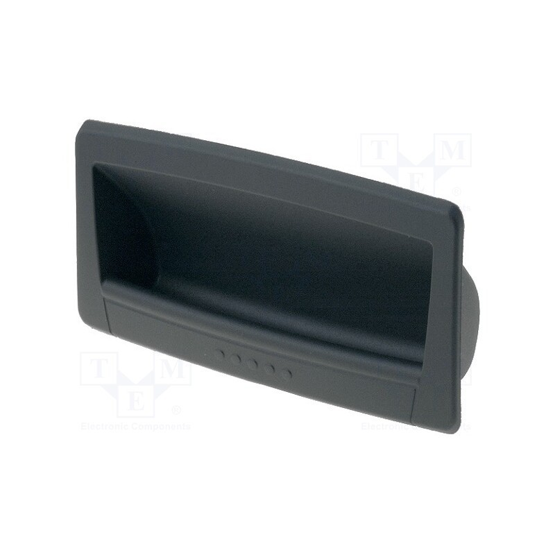 1 pcs x ELESA+GANTER - EPR.90-PF-C1 - Holder, technopolymer PA, black, L: 50mm, W: 90mm, F2: 0.5kN, D: 17mm