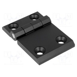 1 pcs x ROZTOCZE - 3.512.12 - Hinge, Width: 90mm, zinc and aluminium alloy, black, H: 60mm