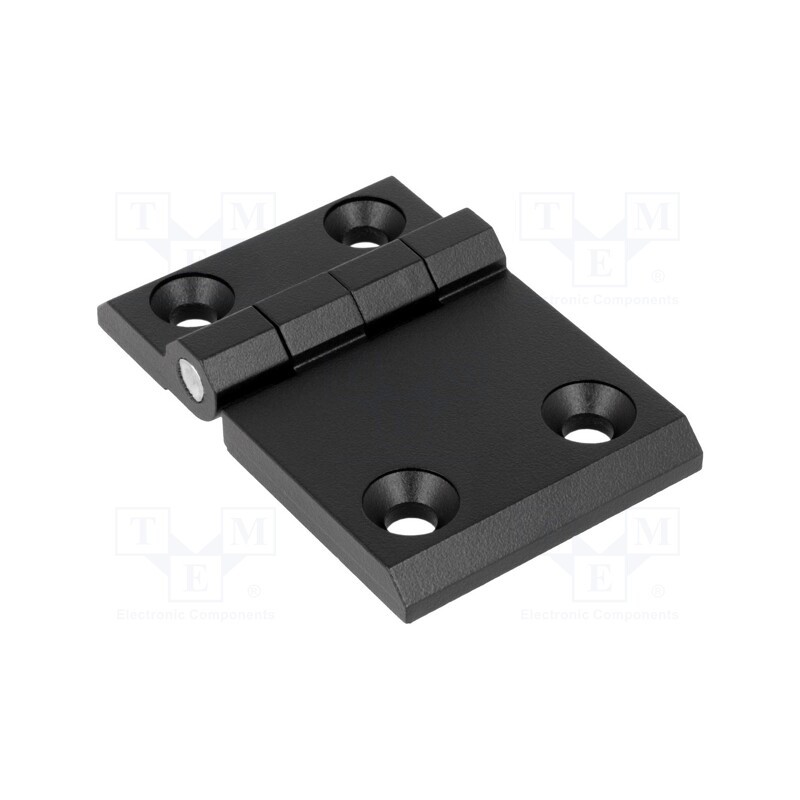 1 pcs x ROZTOCZE - 3.512.12 - Hinge, Width: 90mm, zinc and aluminium alloy, black, H: 60mm