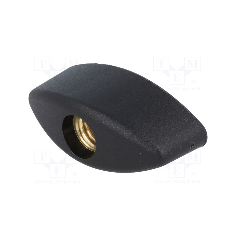 1 pcs x ELESA+GANTER - 8458 - Knob wing, Int.thread: M8, 14mm, H: 17mm, polyamide, W: 40mm