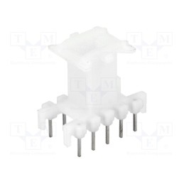 1 pcs x WEISSER - WE-1952V - Coil former: with pins, plastic, No.of term: 10, Poles number: 1