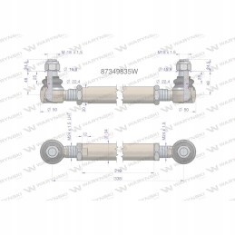 Steering rod 87349835 Warynski 87349835w