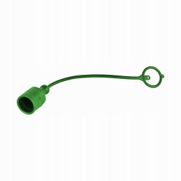 Flexible, non-cracking cap for the green euro plug