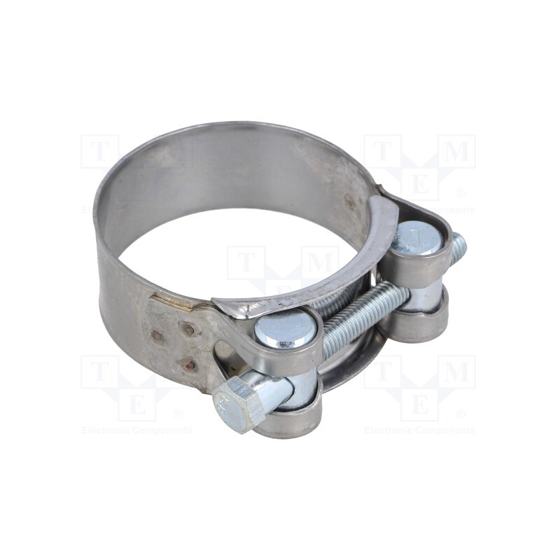 1 pcs x MPC INDUSTRIES - S2048 - T-bolt clamp, W: 22mm, Clamping: 48÷51mm, chrome steel AISI 430, S