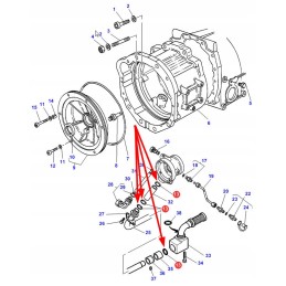 3010466x1 wet clutch o-ring 29 51 x 5 33