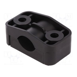 1 pcs x ROZTOCZE - 4.460.001 - Fixing clamp, Cable P-clips, ØBundle : 17÷27mm, polyamide, black