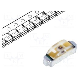 5 pcs x LITEON - LTST-S220KGKT - LED, SMD, 0804, green, 18÷35mcd, 2.1x1x0.6mm, 130°, 2÷2.4V, 20mA