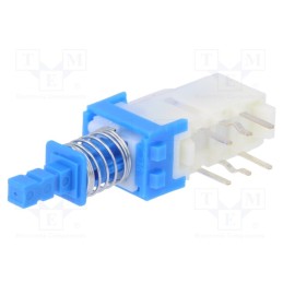 1 pcs x ALPS - SPUN191600 - Switch: push-button, Pos: 2, DPDT, 0.1A/30VDC, OFF-ON, THT, SPUN