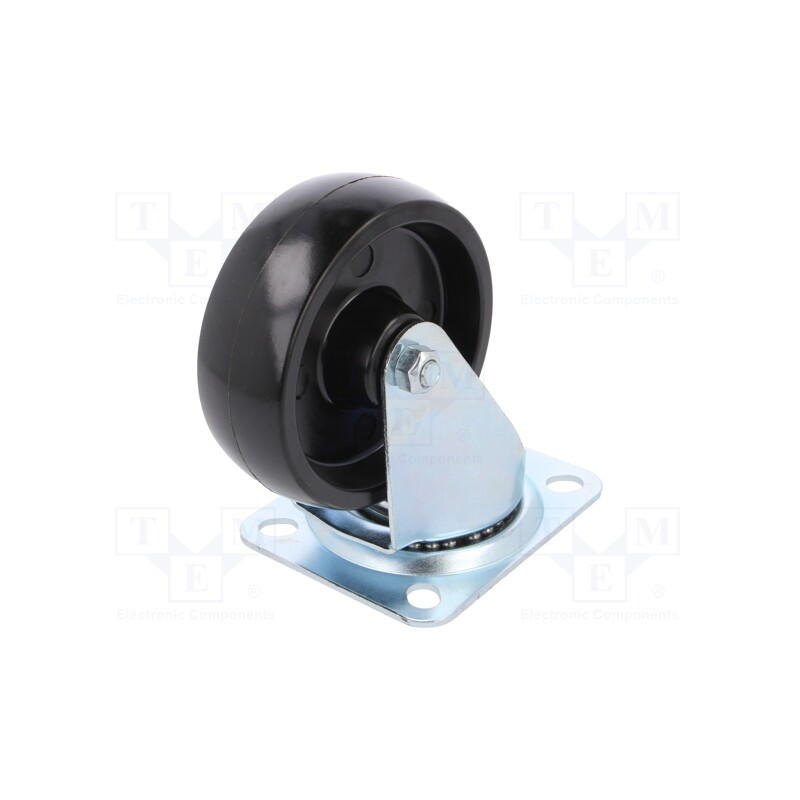 1 pcs x COLSON - JLFL 1001 1000 - Transport wheel, Ø: 100mm, W: 34mm, H: 128mm, torsional, 150kg, FL