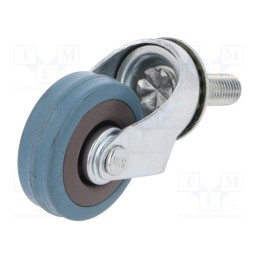 1 pcs x RADER - CKLA-PG 50S - Transport wheel, Ø: 50mm, W: 17mm, H: 69mm, torsional,with lever