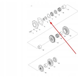 Gbt858 24 bearing washer mb5