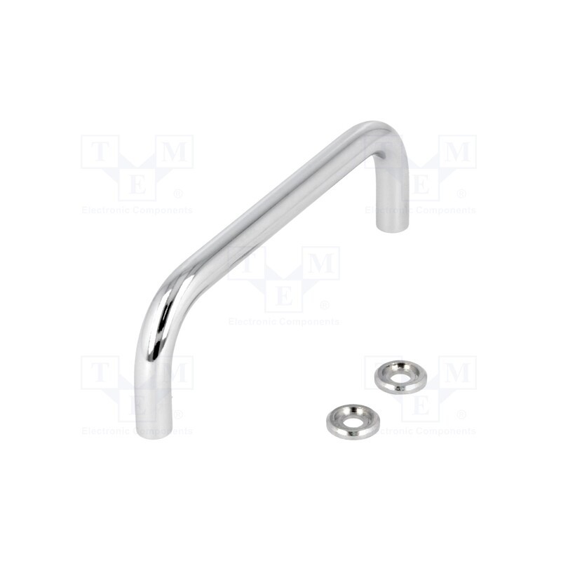 1 pcs x ELESA+GANTER - GN 425-8-96-CR - Handle, chromium plated steel, chromium plated, H: 35mm, Ø: 8mm