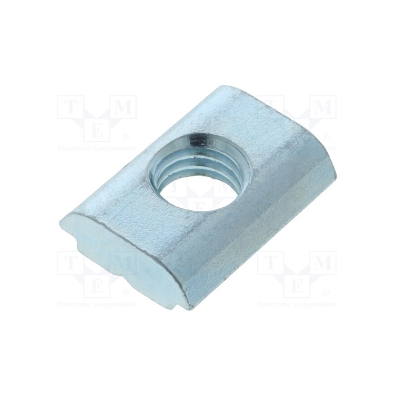1 pcs x FATH - 96168 - Nut, for profiles, Width of the groove: 10mm, steel, zinc, T-slot