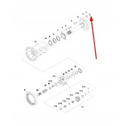 Gbt6176 m16x1 5 10 a3l hub nut m16 x 1 5