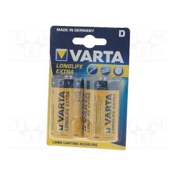 1 set x VARTA - 4 120 101 412 - Battery: alkaline, 1.5V, D, non-rechargeable, 2pcs, LONGLIFE