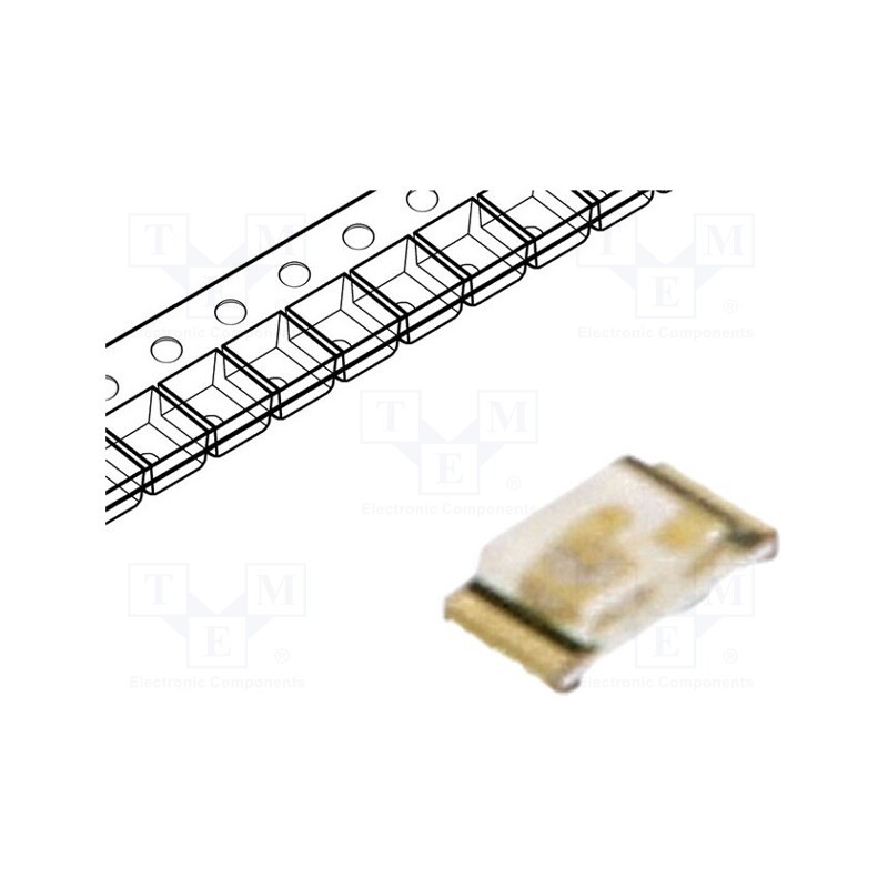 5 pcs x LITEON - LTST-C193TGKT-5A - LED, SMD, 0603, green, 28÷280mcd, 1.6x0.8x0.35mm, 130°, 2.5÷3.1V