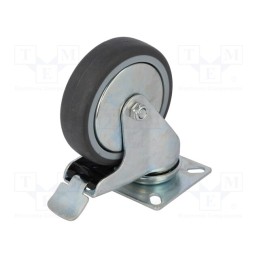 1 pcs x COLSON - BDPE 1001 1001 - Transport wheel, Ø: 100mm, W: 27mm, H: 134mm, torsional with lock
