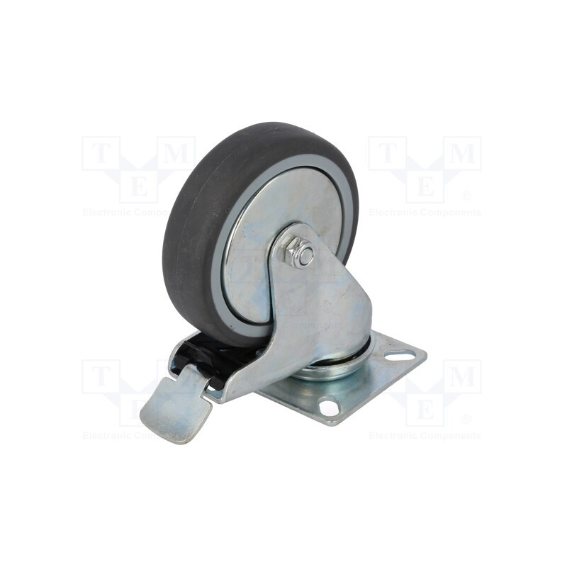1 pcs x COLSON - BDPE 1001 1001 - Transport wheel, Ø: 100mm, W: 27mm, H: 134mm, torsional with lock