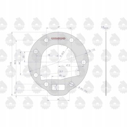 Set of compressor gaskets 8973126404