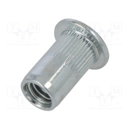 1 pcg x BETA - 1742R-A M5 - Rivet nuts, M5, steel, Ømount.hole: 7mm, L: 13mm, 20pcs.