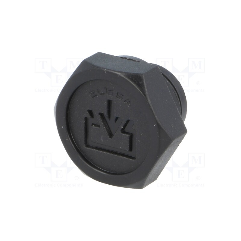 1 pcs x ELESA+GANTER - 58557 - Fill plug, without side hole, Thread: M16, Overall len: 16mm