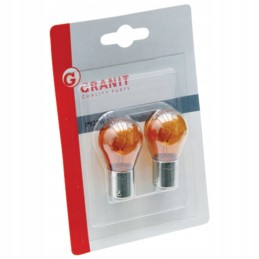 Spherical bulb py21w bau15s orange 12v