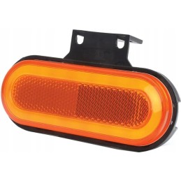 Rectangular LED marker lamp with turn signal