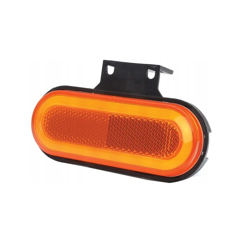Rectangular LED marker lamp with turn signal