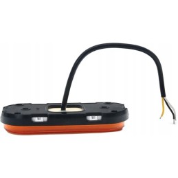 Rectangular LED marker lamp with turn signal