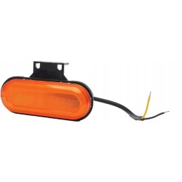 Rectangular LED marker lamp with turn signal
