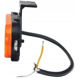 Rectangular LED marker lamp with turn signal