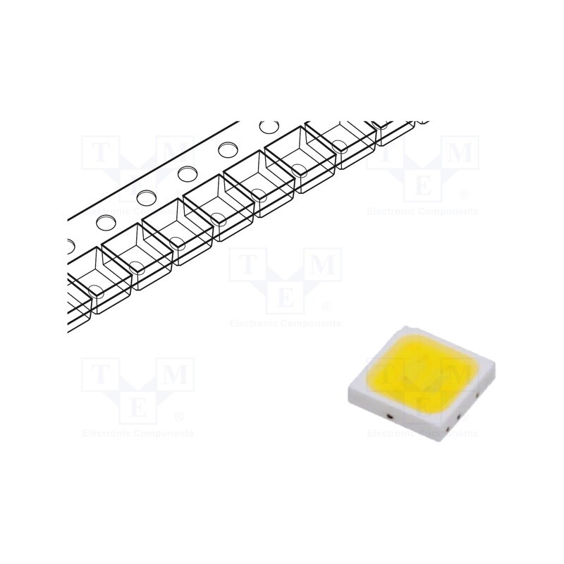 5 pcs x HONGLI ZHIHUI - HL-EMC-3030D46W-2-S1-HR3-F - LED, white cold, 5700-6300K, 140÷150lm, 120°, 350mA, 2.8÷3.5V, SMD