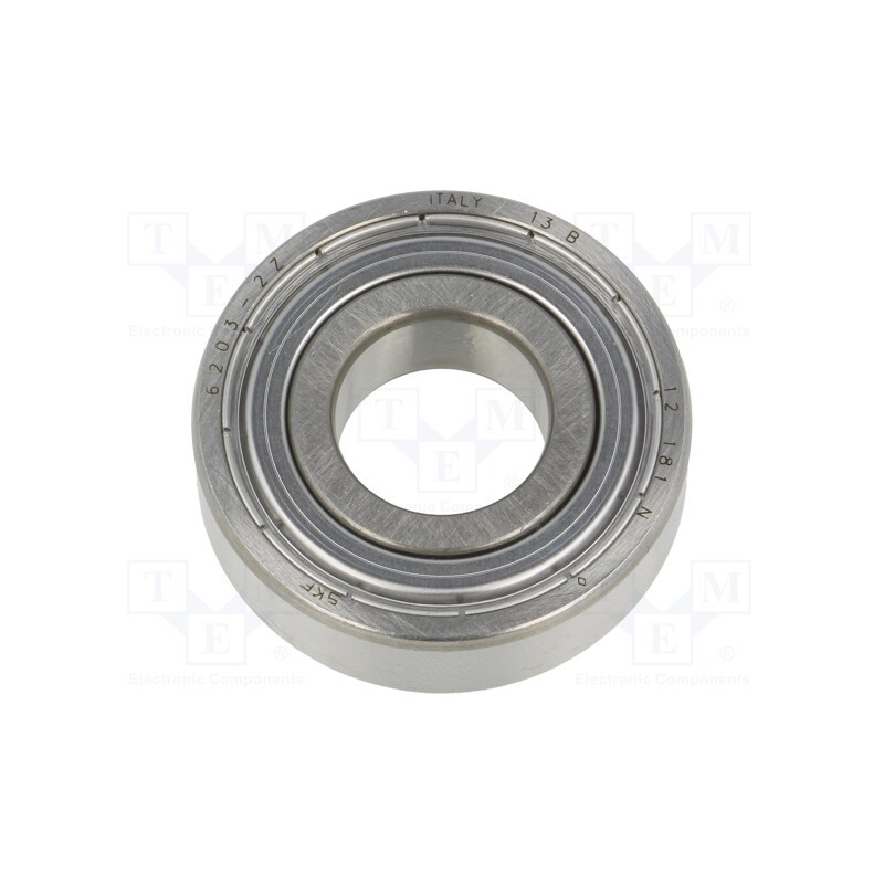 1 pcs x SKF - 6203-2Z SKF - Bearing: single row deep groove ball, Øint: 17mm, Øout: 40mm