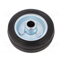 1 pcs x RADER - CSG 80/12W - Transport wheel, Ø: 80mm, W: 25mm, 50kg, rubber, Shore hardness: 80