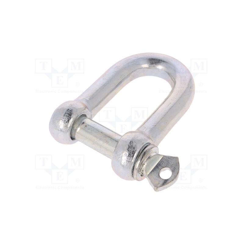 1 pcs x DROMET - SK16 - Dee shackle, steel, for rope, zinc, 16mm