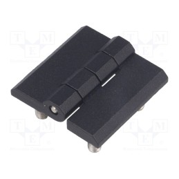1 pcs x ELESA+GANTER - GN 237-ZD-40-40-C-SW - Hinge, Width: 40mm, zinc and aluminium alloy, black, H: 40mm