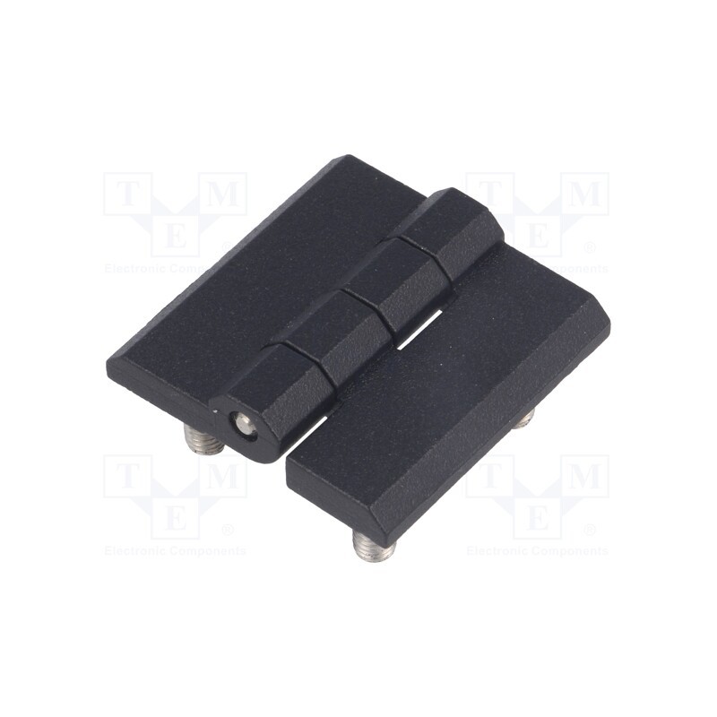 1 pcs x ELESA+GANTER - GN 237-ZD-40-40-C-SW - Hinge, Width: 40mm, zinc and aluminium alloy, black, H: 40mm