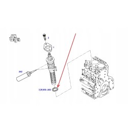F119200710370 injector locating washer