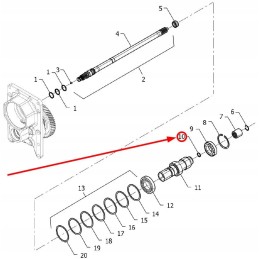 Pis08010032 sealing ring 30 x 37 x 4