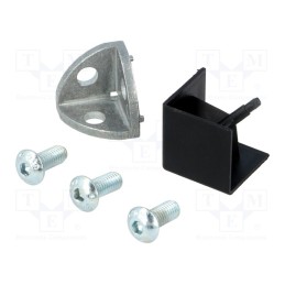 1 pcs x FATH - 093WE201N05S02 - Angle bracket, for profiles, Width of the groove: 5mm, aluminium