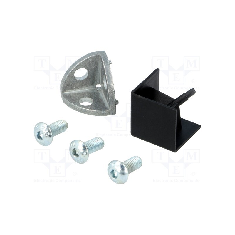 1 pcs x FATH - 093WE201N05S02 - Angle bracket, for profiles, Width of the groove: 5mm, aluminium