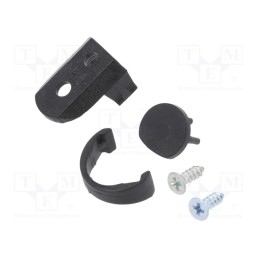 1 set x TOPMET - 86070002 -AS - Flat holder, black, 2pcs, PEN8