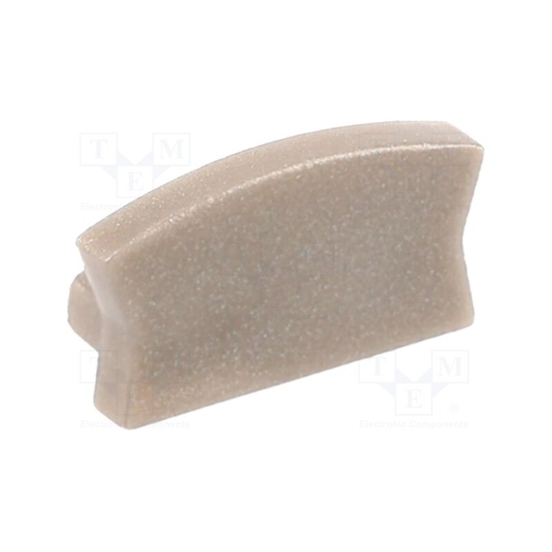 1 pcg x GTV Poland - PA-ZASGLAXMNK-90 - Cap for LED profiles, champagne, 10pcs.
