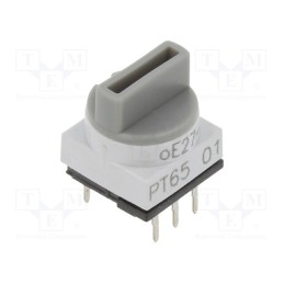 1 pcs x PTR HARTMANN - PT65501 - Encoding switch, DEC/BCD, Pos: 10, THT, Rcont max: 80mΩ, PT65