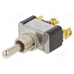 1 pcs x SWITCH COMPONENTS - TA2-1F-DC-6 - Switch: toggle, Pos: 3, SPDT, ON-OFF-ON, 21A/14VDC, Leads: screw
